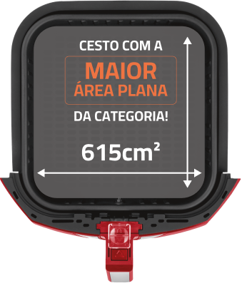 cesto de air fryer com receita