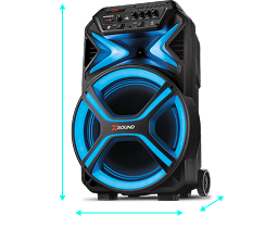 Caixa de som modelo CM-550-L