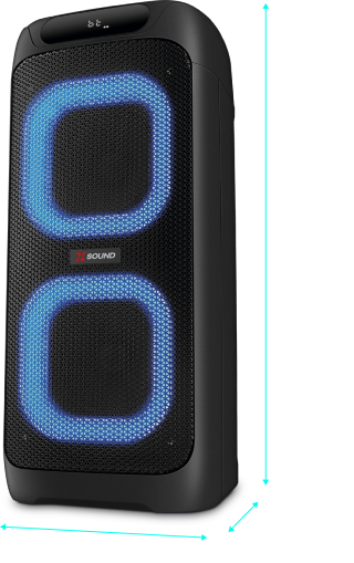 Caixa de som modelo CM-550-L