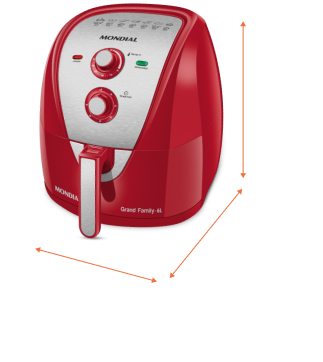 air fryer medidas