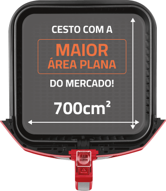 cesto de air fryer com receita