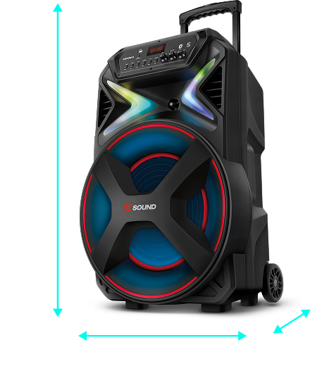 Caixa de som modelo CM-550-L