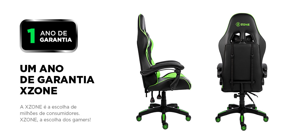 UM ANO DE GARANTIA XZONE. A XZONE é a escolha de milhões de consumidores. XZONE, a escolha dos gamers!