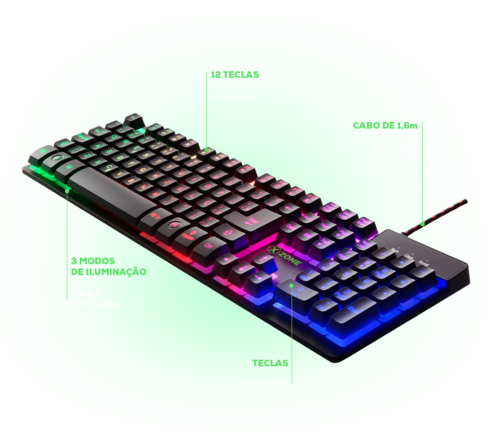 Imagem Teclado Mecânico GTM01